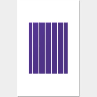 Manchester City 1994 Retro Purple White Pinstripes Posters and Art